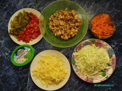 Шаурма с курицей
Шаурма с курицей