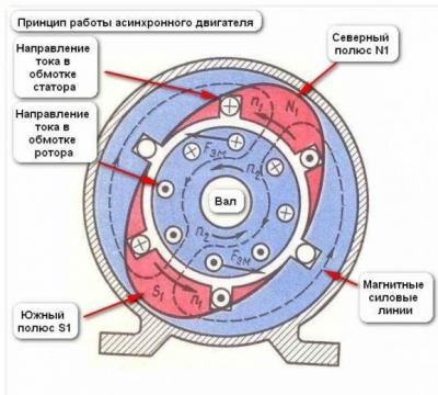 Однофазный электродвигатель 220в. Схема, подключение, преимущества Однофазный электродвигатель 220в. Схема, подключение, преимущества